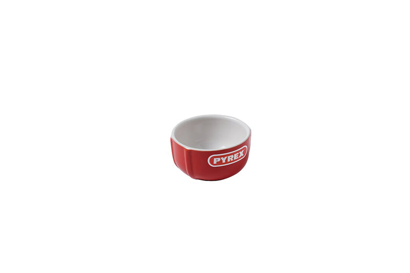 Pyrex Signature Naczynie ceramiczne do porcjowania czerwone, 8 cm